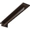 Ekena Millwork Heaton Hidden Support Steel Bracket w/ 14" Support Depth, Hammered Brown 3"W x 18"D x 2"H BKTM03X18X02HEHBR - alternate 1